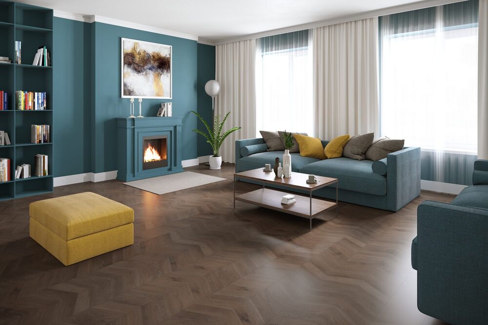 Flooring chevron